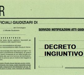 Ho ricevuto un DECRETO INGIUNTIVO, di cosa si tratta?