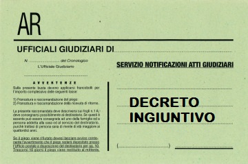 Ho ricevuto un DECRETO INGIUNTIVO, di cosa si tratta?